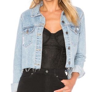 Drdenim jean jacket distressed